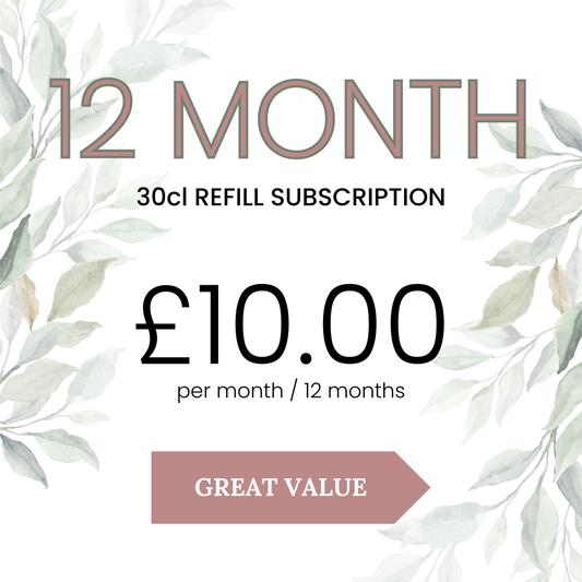 30cl CANDLE REFILL - 12 Monthly Subscription