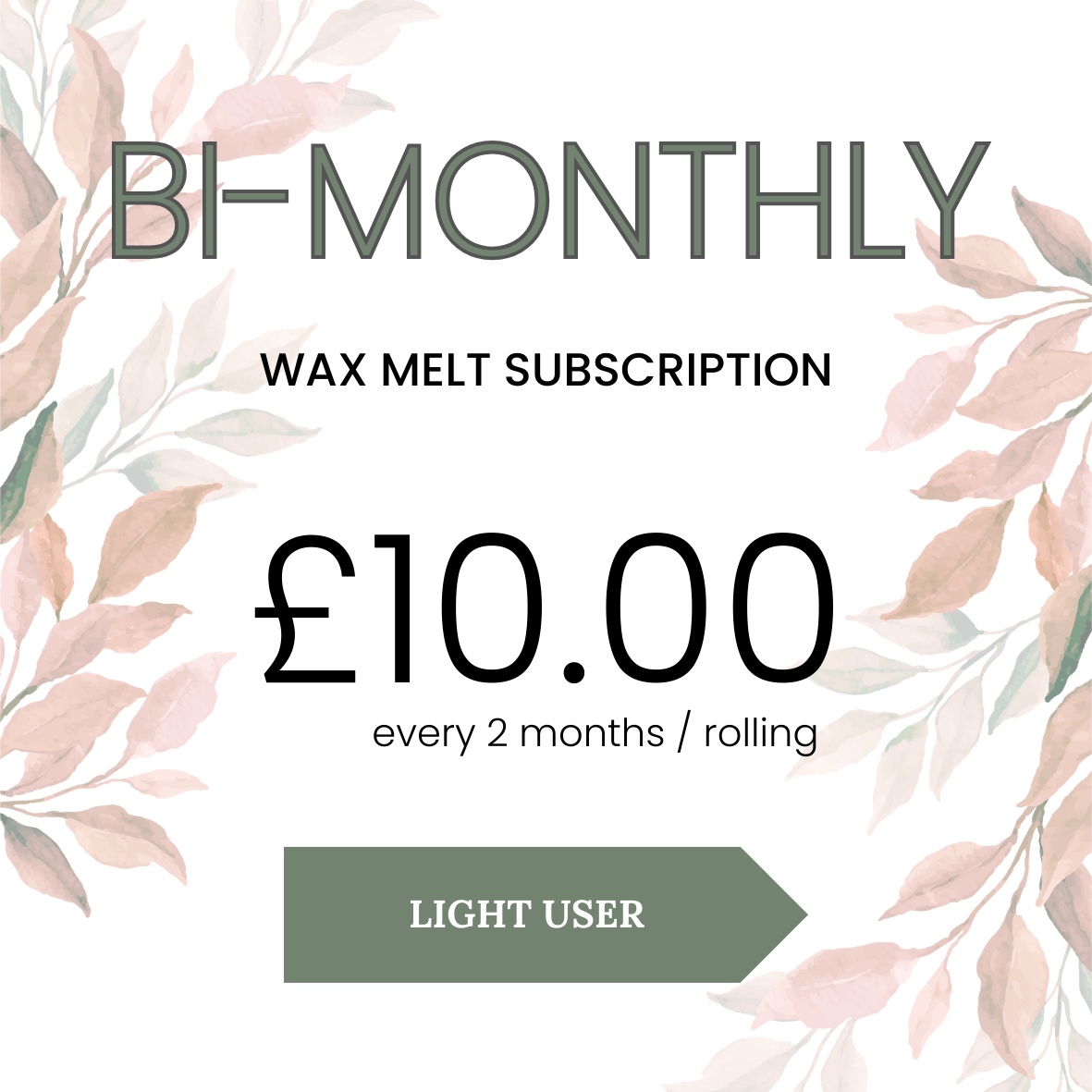 WAX MELT - Bi-Monthly Subscription