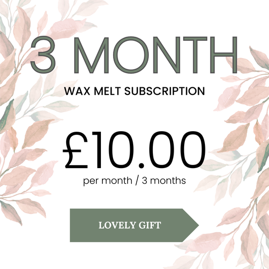 WAX MELT - 3 Month Subscription